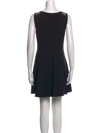 Diane von Furstenberg Scoop Neck Mini Dress