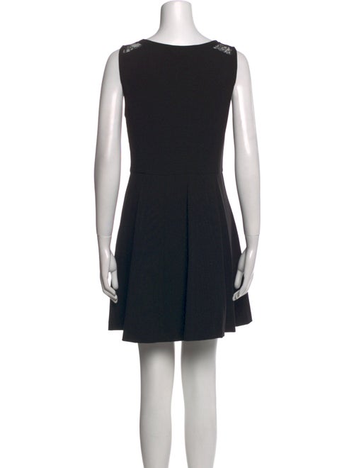 Diane von Furstenberg Scoop Neck Mini Dress
