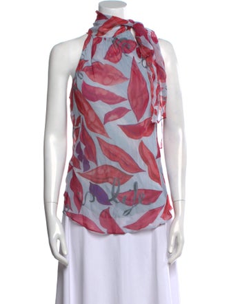 Diane von Furstenberg Silk Printed Top