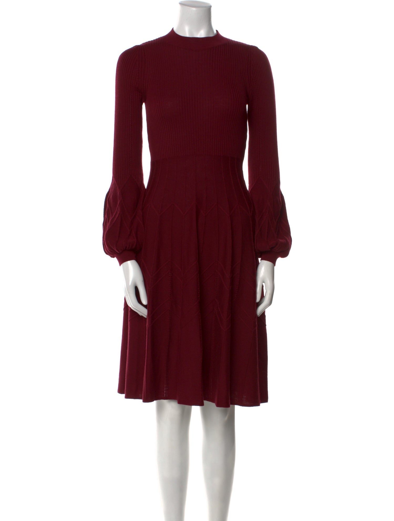 Diane von Furstenberg Crew Neck Knee-Length Dress