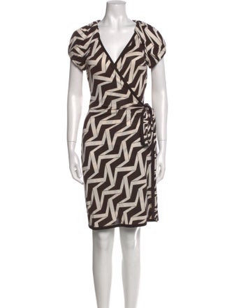 Diane von Furstenberg Silk Knee-Length Dress