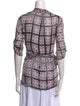 Diane von Furstenberg Printed V-Neck Top