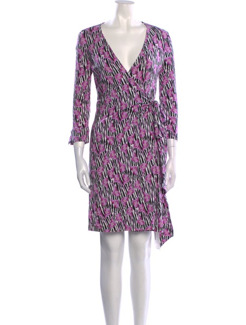 Diane von Furstenberg Printed Knee-Length Dress
