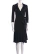 Diane von Furstenberg V-Neck Knee-Length Dress