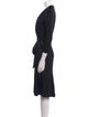 Diane von Furstenberg V-Neck Knee-Length Dress