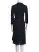 Diane von Furstenberg V-Neck Knee-Length Dress