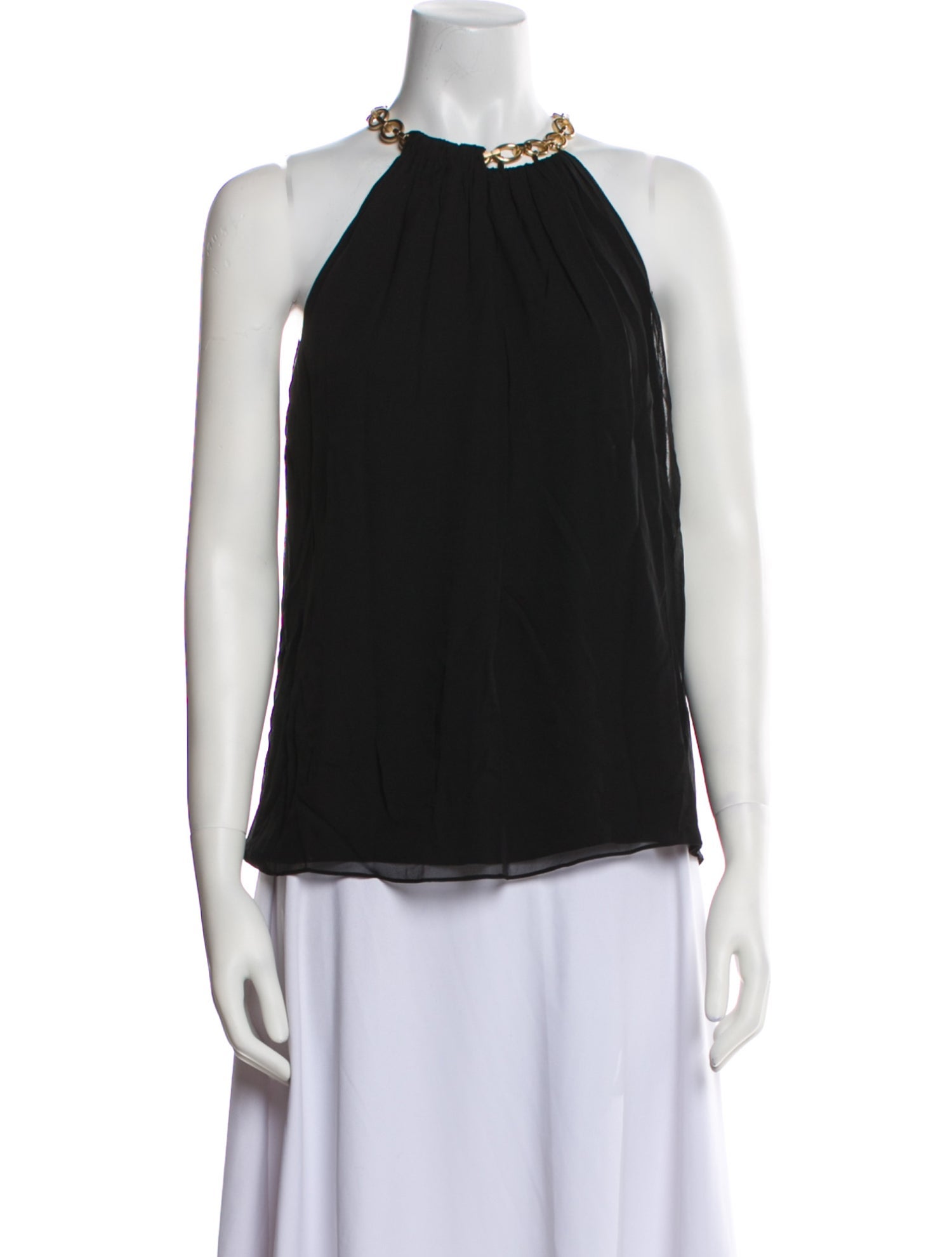 Diane von Furstenberg Silk Halterneck Blouse