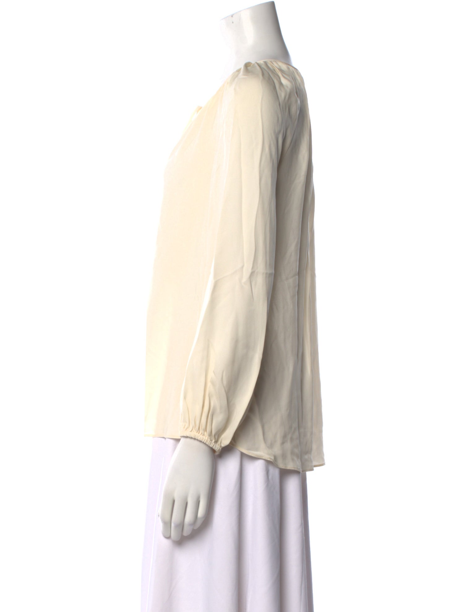 Diane von Furstenberg Silk Scoop Neck Blouse w/ Tags