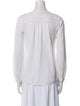 Diane von Furstenberg V-Neck Three-Quarter Sleeve Blouse