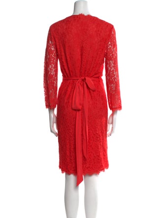 Diane von Furstenberg V-Neck Knee-Length Dress