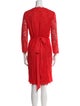 Diane von Furstenberg V-Neck Knee-Length Dress