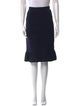Diane von Furstenberg Ruffle Embellishment Knee-Length Skirt