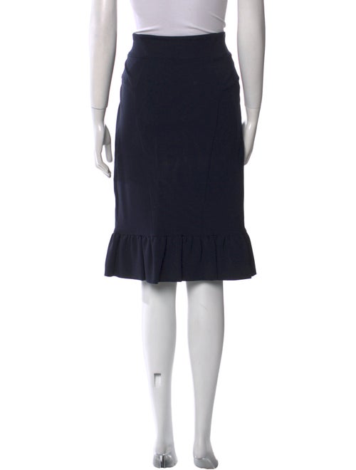 Diane von Furstenberg Ruffle Embellishment Knee-Length Skirt