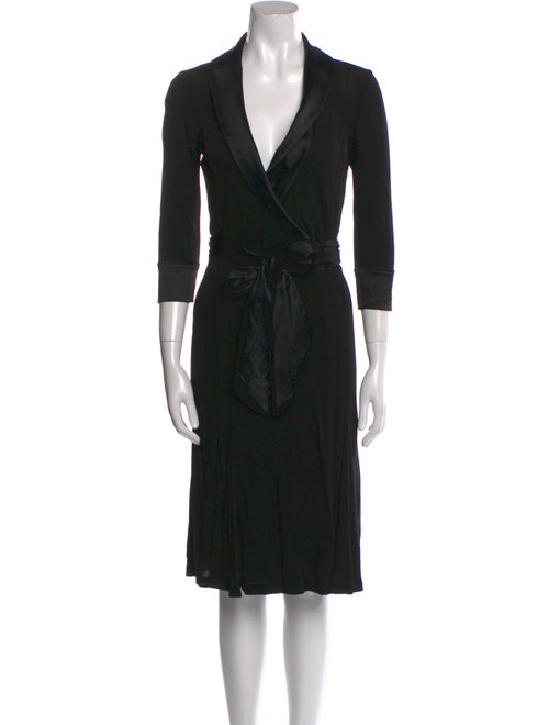 Diane von Furstenberg V-Neck Knee-Length Dress