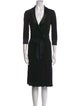 Diane von Furstenberg V-Neck Knee-Length Dress