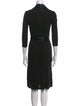 Diane von Furstenberg V-Neck Knee-Length Dress