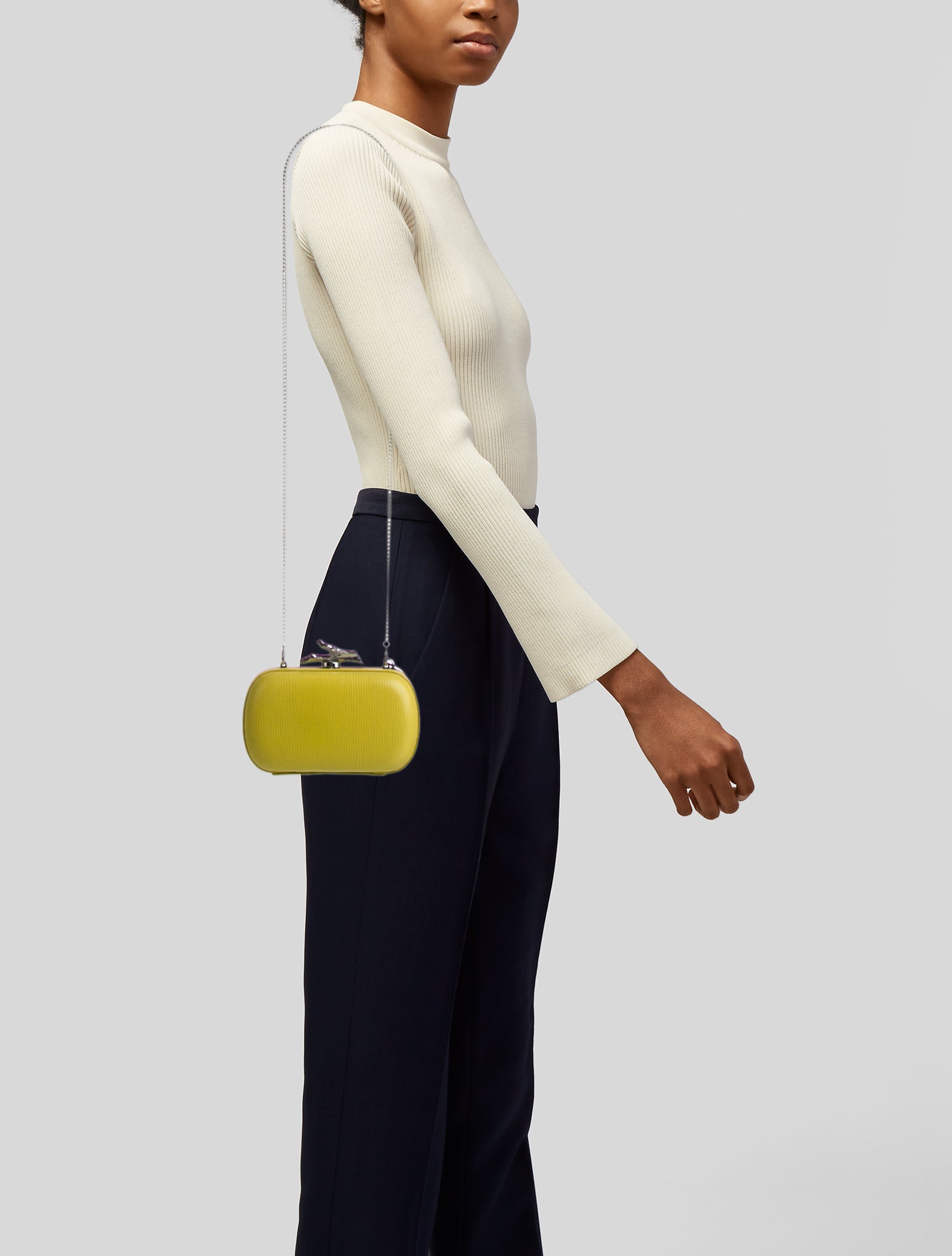 Diane von Furstenberg Leather Minaudière