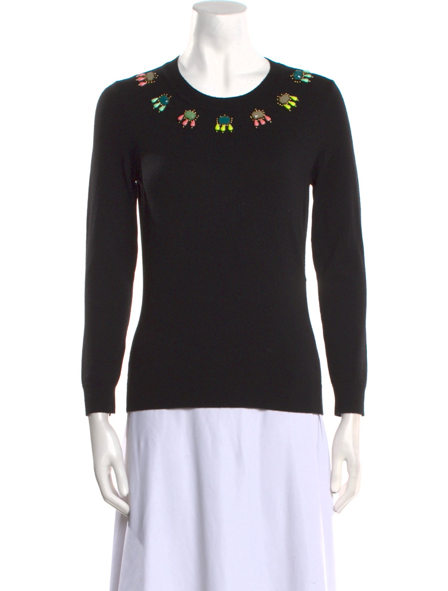 Diane von Furstenberg Wool Scoop Neck Sweater