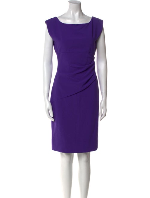 Diane von Furstenberg Bateau Neckline Knee-Length Dress