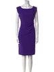 Diane von Furstenberg Bateau Neckline Knee-Length Dress