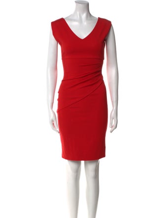 Diane von Furstenberg V-Neck Mini Dress