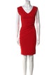 Diane von Furstenberg V-Neck Mini Dress