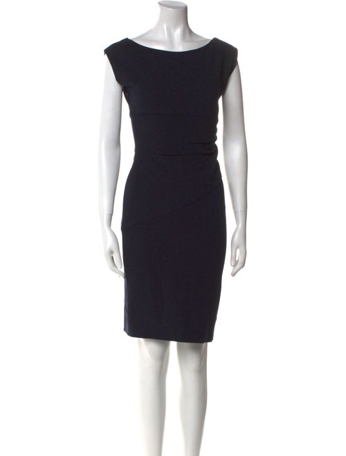 Diane von Furstenberg Bateau Neckline Knee-Length Dress