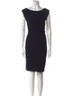 Diane von Furstenberg Bateau Neckline Knee-Length Dress