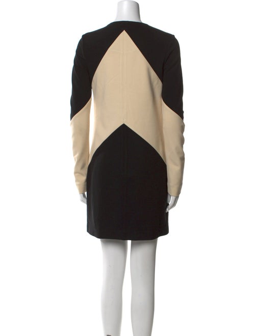 Diane von Furstenberg Colorblock Pattern Mini Dress