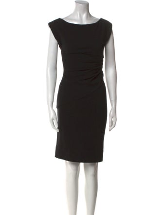 Diane von Furstenberg Bateau Neckline Knee-Length Dress