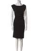 Diane von Furstenberg Bateau Neckline Knee-Length Dress