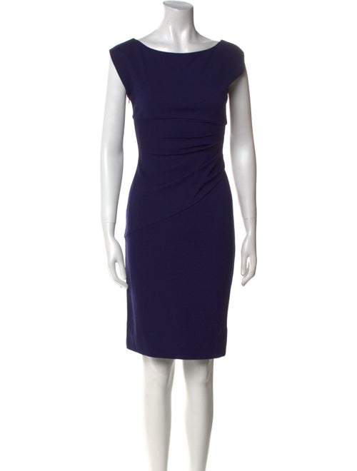 Diane von Furstenberg Bateau Neckline Knee-Length Dress
