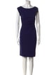 Diane von Furstenberg Bateau Neckline Knee-Length Dress