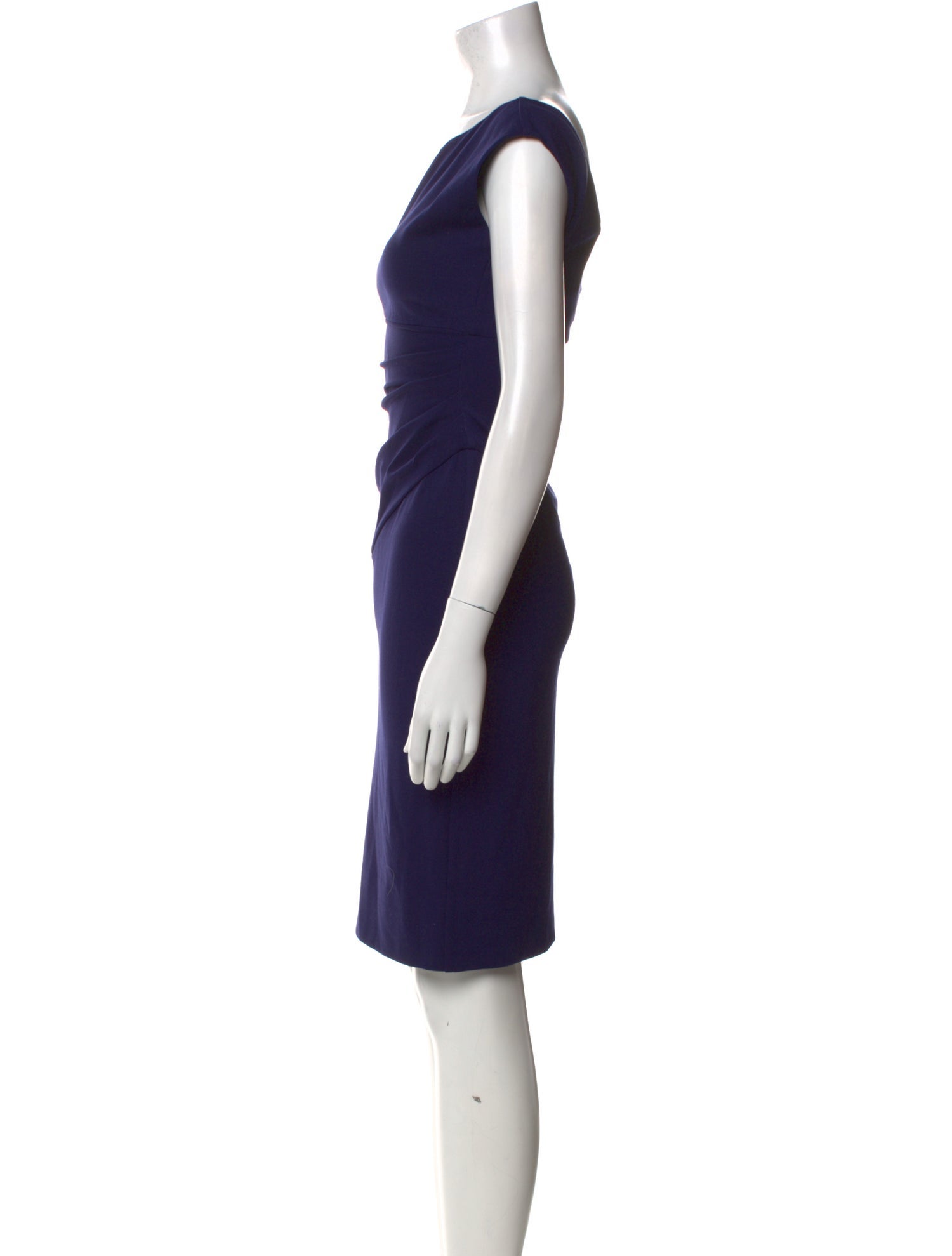 Diane von Furstenberg Bateau Neckline Knee-Length Dress