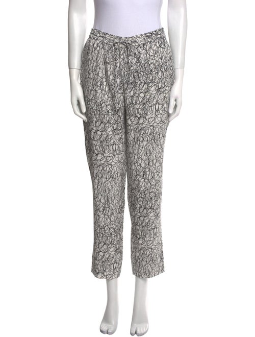 Diane von Furstenberg Silk Straight Leg Pants