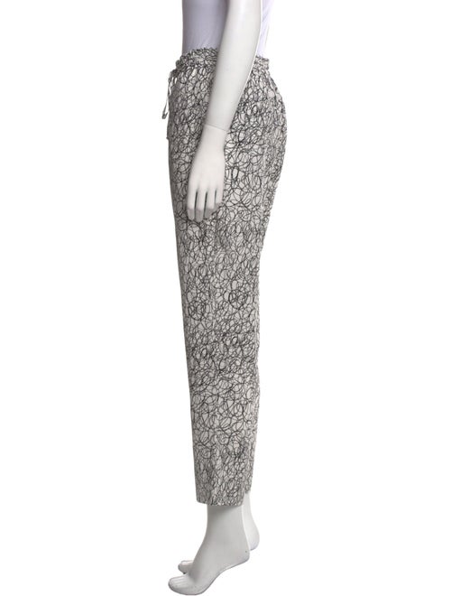 Diane von Furstenberg Silk Straight Leg Pants