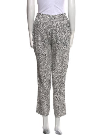 Diane von Furstenberg Silk Straight Leg Pants