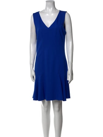 Diane von Furstenberg V-Neck Knee-Length Dress