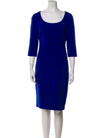 Diane von Furstenberg Scoop Neck Mini Dress