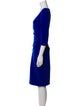 Diane von Furstenberg Scoop Neck Mini Dress