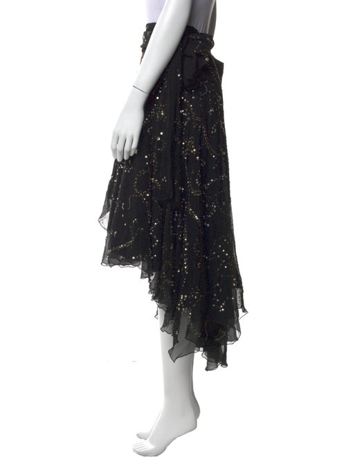 Diane von Furstenberg Silk Midi Length Skirt