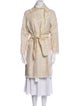 Diane von Furstenberg Tweed Pattern Trench Coat