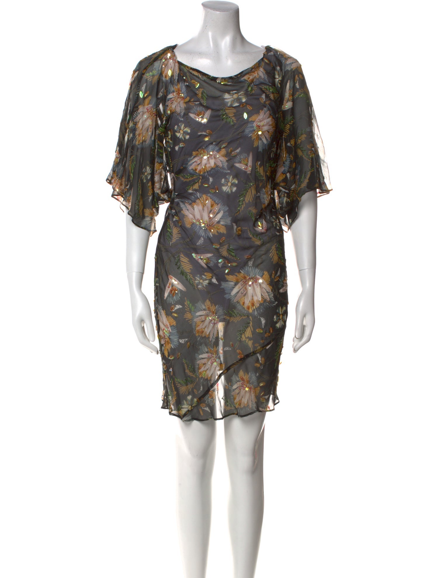 Diane von Furstenberg Silk Knee-Length Dress