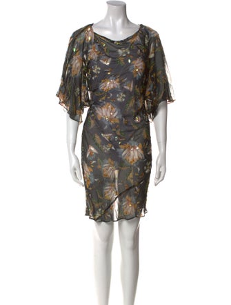 Diane von Furstenberg Silk Knee-Length Dress