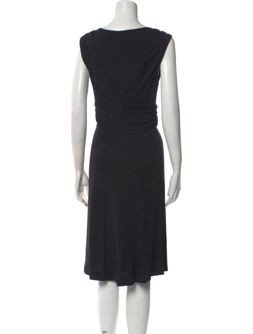 Diane von Furstenberg V-Neck Midi Length Dress