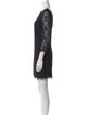 Diane von Furstenberg Lace Pattern Mini Dress