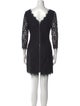 Diane von Furstenberg Lace Pattern Mini Dress