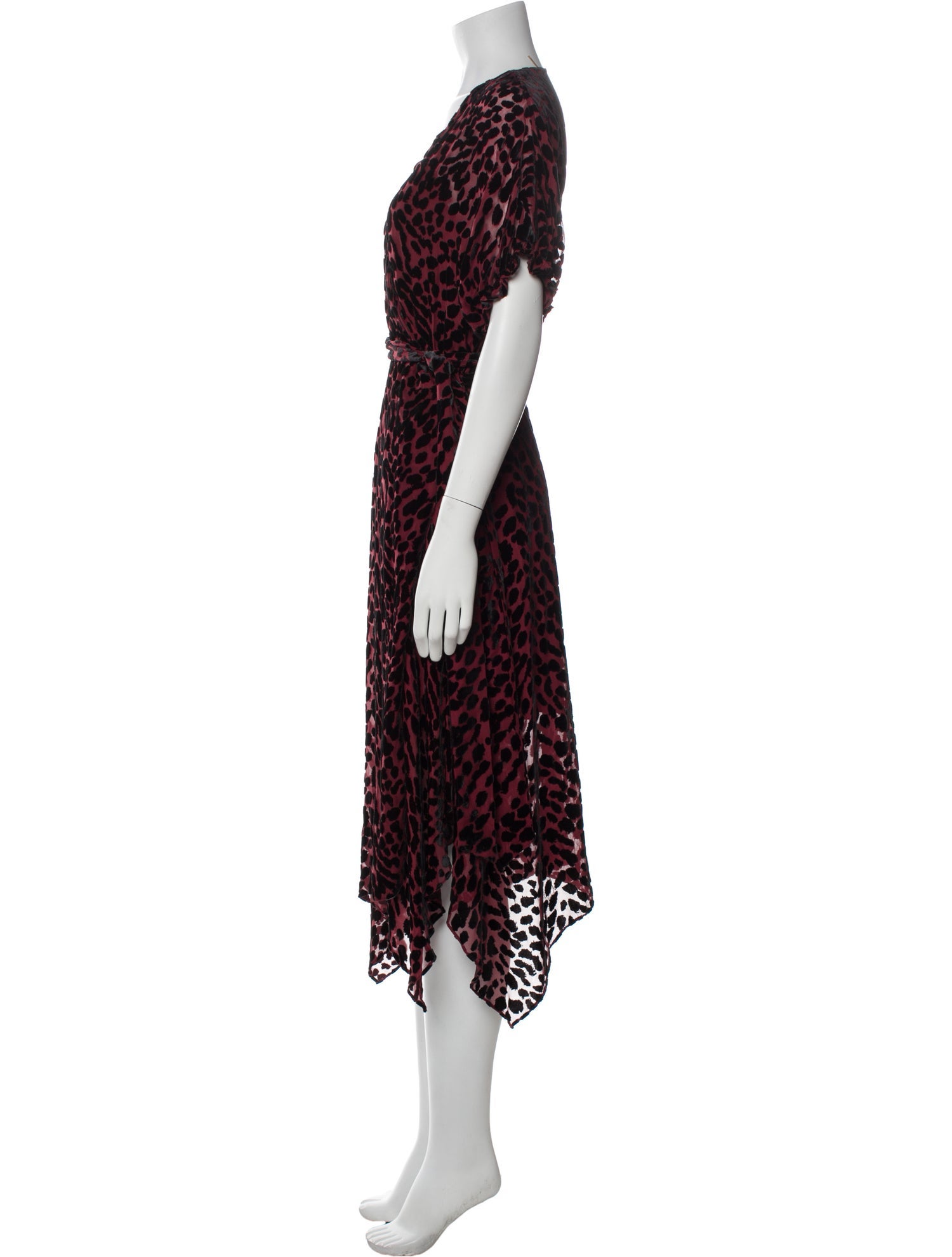 Diane von Furstenberg Animal Print Long Dress
