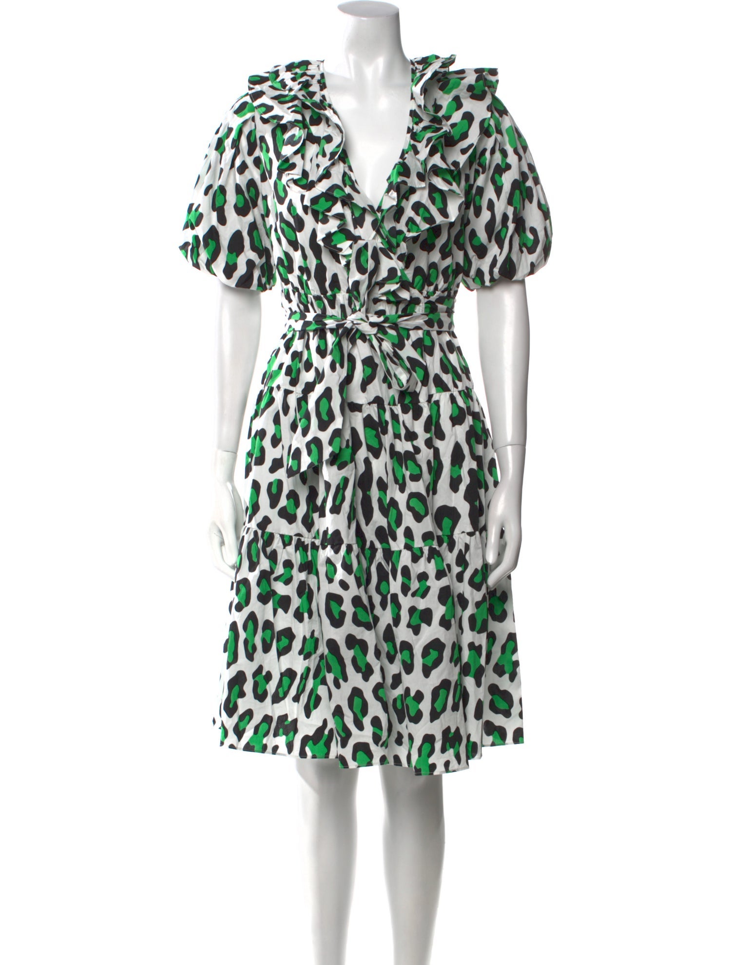 Diane von Furstenberg Printed Midi Length Dress