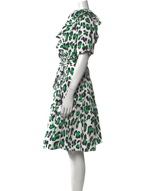 Diane von Furstenberg Printed Midi Length Dress